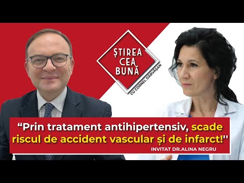 Hipertensiunea arterială - Știrea cea bună- Dr. Alina Negru - Cornel Dărvășan