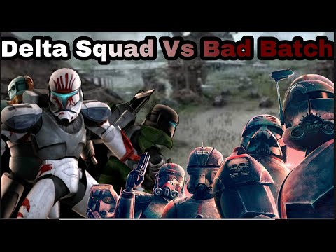 Bad Batch vs Delta Squad!!! Star Wars Versus!!!