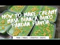 How to Cook Creamy Maja Blanca Buko Pandan Flavor