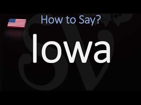 Part of a video titled How to Pronounce Iowa? (CORRECTLY) - YouTube