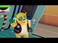 Special Agent Oso Taking RR Rapide Train Wolfie Dotty Station Ride Motorcycle Speedy Escape City
