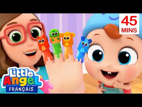 La Famille Doigt + Comptines sur les animaux | Little Angel en Français
