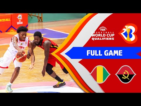 🇬🇳 GUI - 🇦🇴 ANG | Basketball Full Game - #FIBAWC 2023 Qualifiers