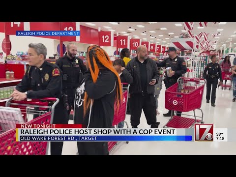 Raleigh police host 'Shop with a Cop' at Target