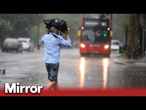 Heavy wind and rain expected in UK as heatwave hits southern Europe
