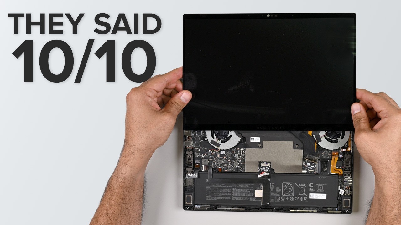 ASUS Gave This Laptop a 10/10 Repairability Score. We Disagree.