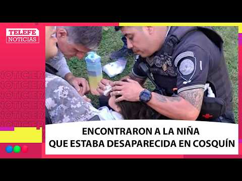 ENCONTRARON A LA NIÑA de dos años que era intensamente BUSCADA en COSQUÍN