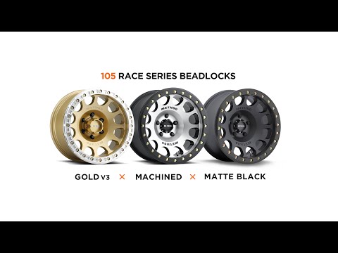 Gold 105 V3 Race Series beadlock wheel