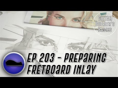 How to adapt intricate artwork for an inlay - Guitar Builders Basics - Episode 203