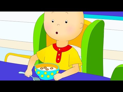 Caillou 's Breakfast | Funny Animated cartoons Kids | WATCH ONLINE | Cartoon for Children