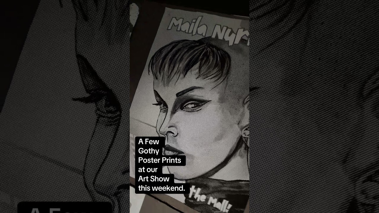 The Goth Side of My Art | Elder Goth, 90s Nostalgia & Creativity