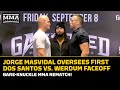 Jorge Masvidal Plays Dana White Role For First JDS vs. Werdum Bare-Knuckle MMA Faceoff