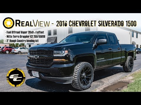 RealView - Leveled 2016 Chevy Silverado 1500 w/ 20" Fuel Vapors & 32" Toyos