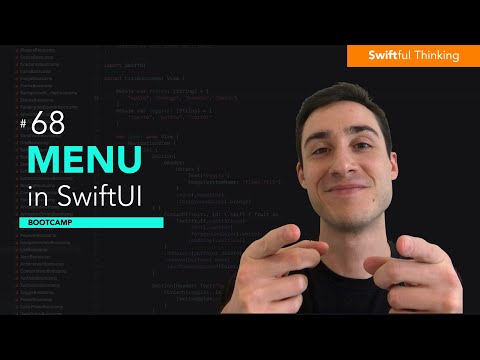 How to use Menu in SwiftUI | Bootcamp #68 thumbnail