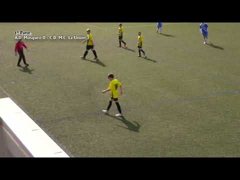 FÚTBOL ALEVÍN: A.D. MOSQUEO - C.D.M.C. LA UNIÓN (1ª PARTE) (29-01-22)