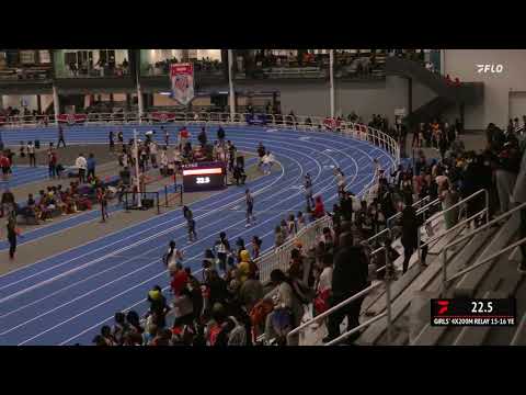 RADL Track Club's Youth Girls' 4x200m Relay, Finals AAU Indoor Nationals