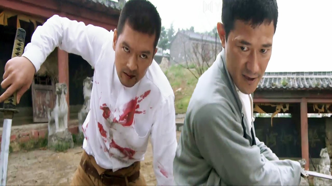 兄弟俩看不惯日军恶行，施展功夫一把大刀毙命日军少佐。⚔️ |MMA |功夫 |战争 |中国电视剧 剧名⚔️#双雄
