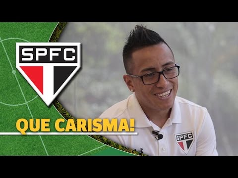 Cueva explica gafe na apresentação e fala da missão de substituir Ganso