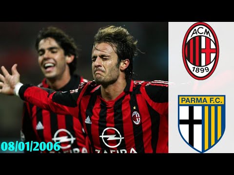 A.C Milan vs Parma 08/01/2006 ● Serie A 2005/2006 (M18)