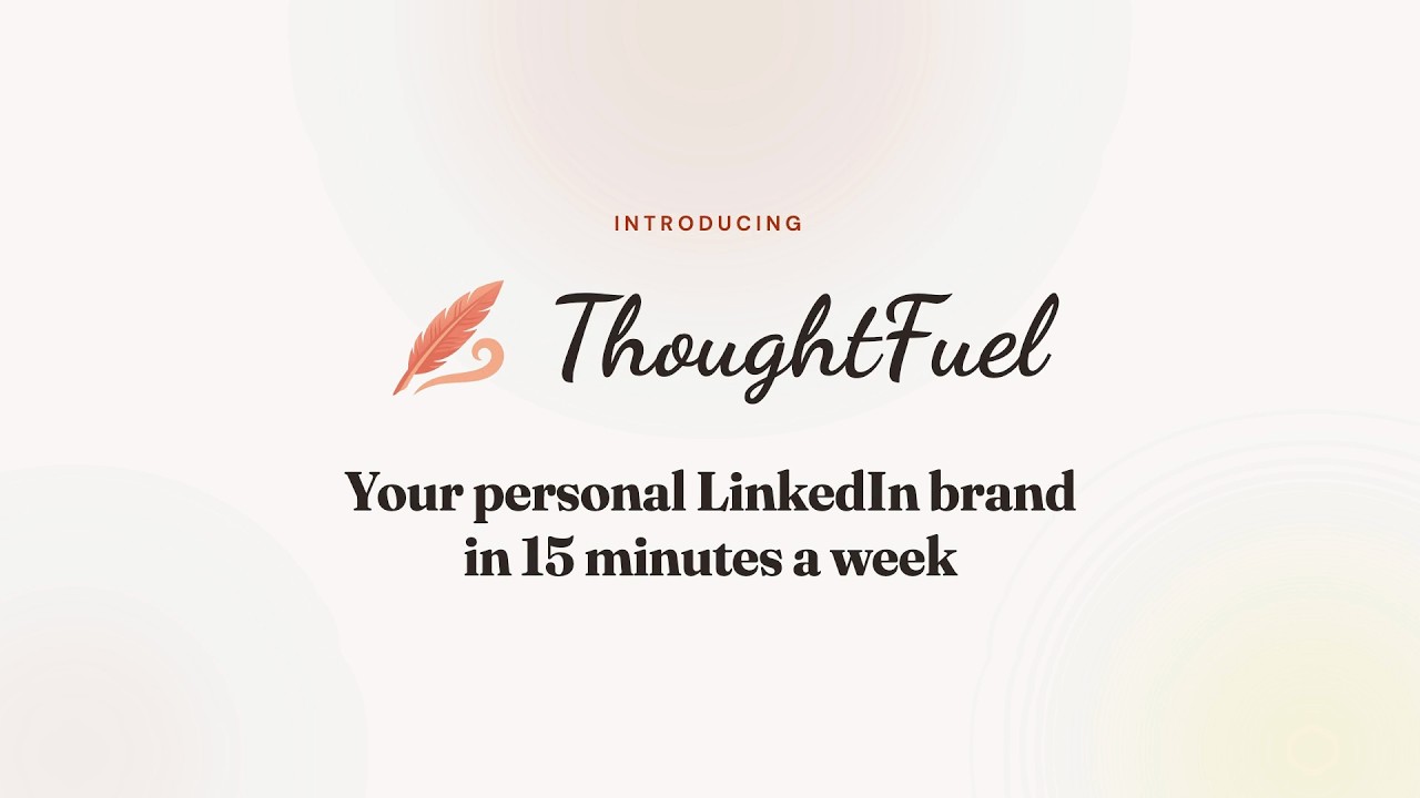 ThoughtFuel video preview