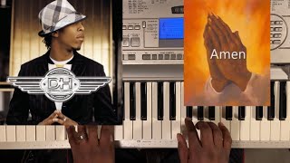 DEITRICK HADDON - AMEN (PIANO TUTORIAL) Db minor - Ab minor