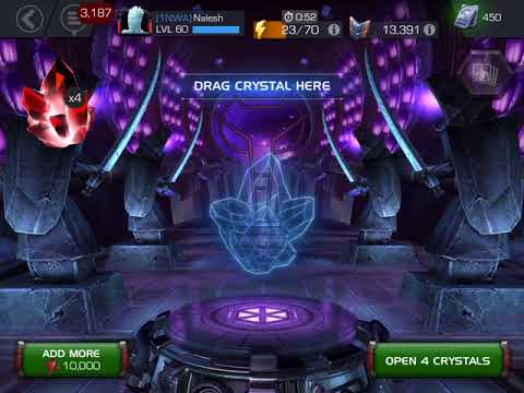 Marvel Contest Of Champions:- 4 x 5 star crystal Opening!!!