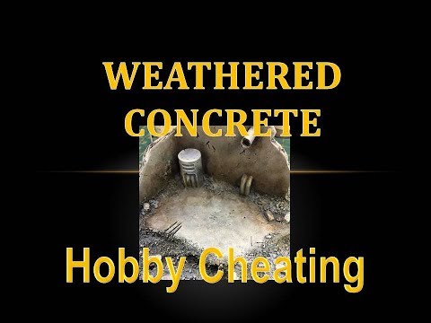 Hobby Cheating 121 - How to Paint Weathered Concrete