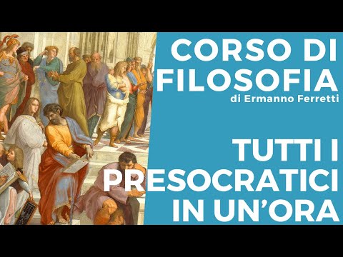 Tutti i presocratici in un'ora di lezione