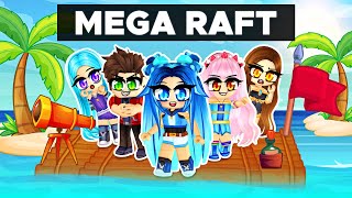 We built a MEGA RAFT in Roblox!