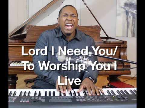Lord I Need You/ To Worship You I Live Medley- Matt Maher,  Israel Houghton Cover by Jared Reynolds