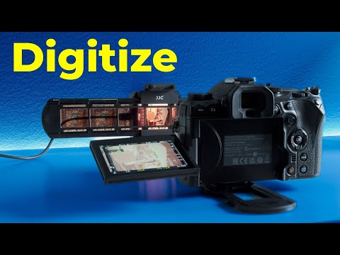Digitize 35mm Slides and negatives - JJC FDA LED1 is a GREAT help!