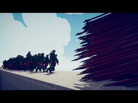 TABS 100x Ninja ZOMBIE vs EVERY GOD + 100 UNIT - Totally Accurate Battle Simulator