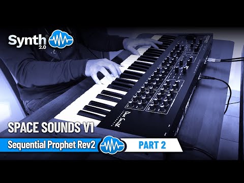 ADL002 - Space Sounds Vol.1 - Sequential Prophet Rev2 ( 8 - 16 voices ) ( 25 presets ) - Video Preview 2