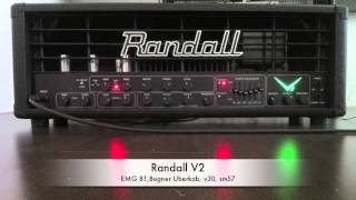 Video thumbnail for Randall V2 Tone Test (High Gain) by Lasse Lammert