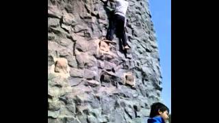 preview picture of video 'ravishankar sharma rock climbing...'