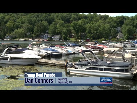 NJ Lake Hopatcong President Trump Boat Parade