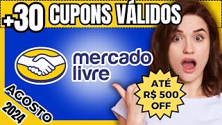 ?Cupom Mercado livre, VÁLIDO, HOJE, agosto, 2024,  APP, PIX | cupom de desconto mercado livre