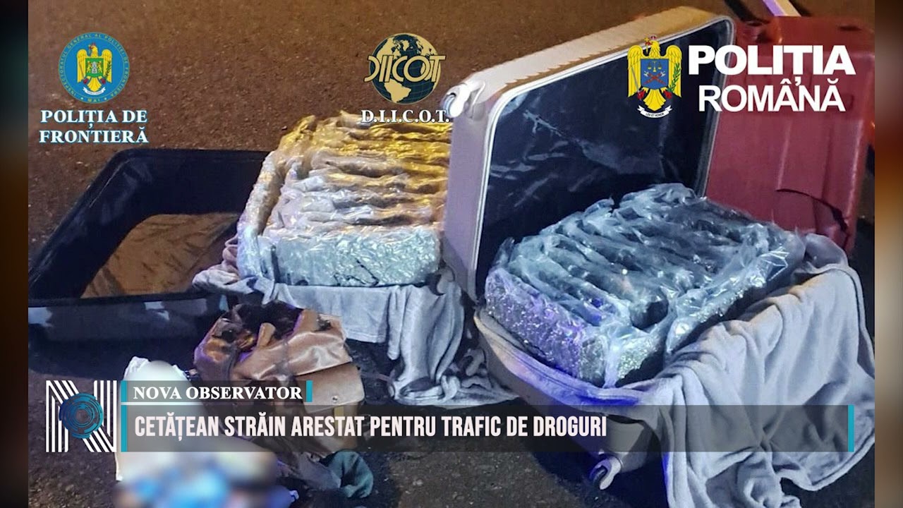 Cetățean străin arestat pentru trafic de droguri