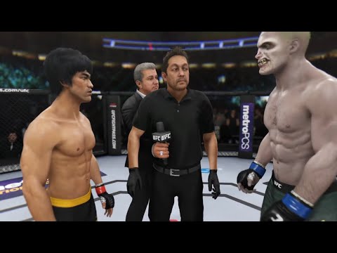 Bruce Lee vs. Croc Hunter (EA Sports UFC 3) - Rematch - Crazy UFC 👊🤪