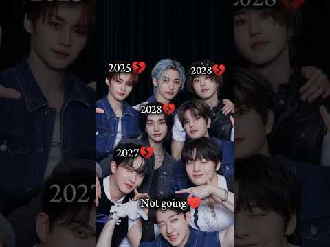 When will Stray kids go to Military 💔😢🤏 😩 be strong Stays 💪😩 #strakids #military