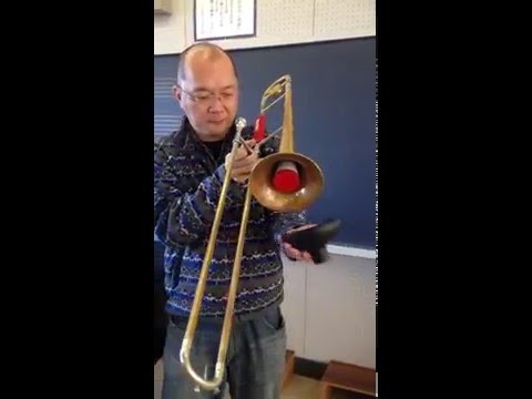 Trumpet mute is good for trombone plunger work