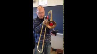 Trumpet mute is good for trombone plunger work