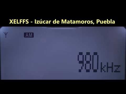 980 XELFFS - Izúcar de Matamoros, Puebla captada en Zapopan, Jalisco