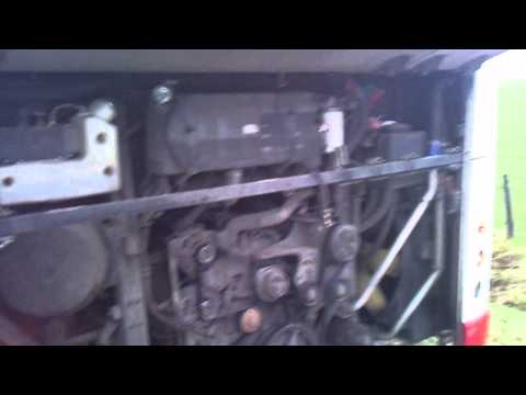 Radiator van veolia bus heeft boem gezegd