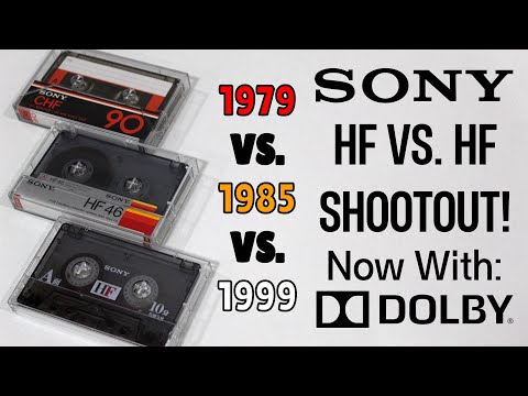 Sony HF Shootout: Now with Dolby! 1979 vs. 1985 vs. 1999