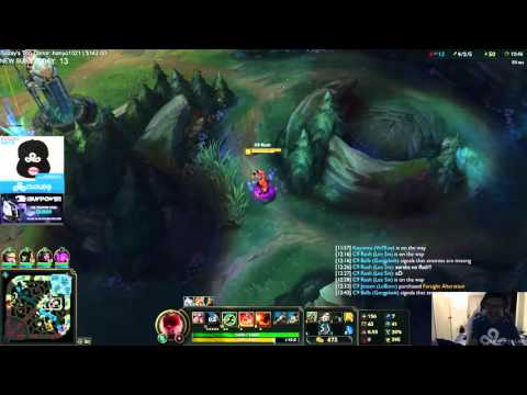 Rush - Lee Sin Prediction Q onto Zed - League of Legends