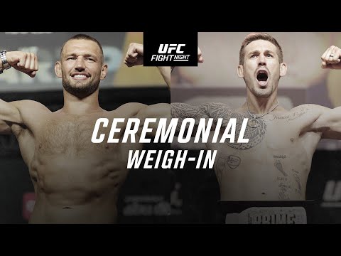 UFC Vancouver: Ceremonial Weigh-In