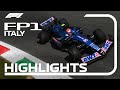 FP1 Highlights | 2022 Italian Grand Prix