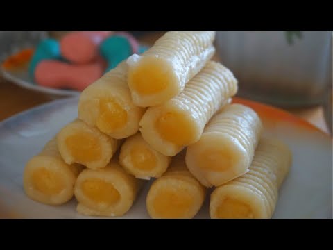 Receta de huesos de santo caseros-Receta de mazapán-Todos los Santos