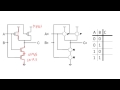 Building Logic Gates From MOSFET Transistors